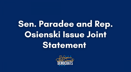 Sen. Paradee and Rep. Osienski Issue Joint Statement 