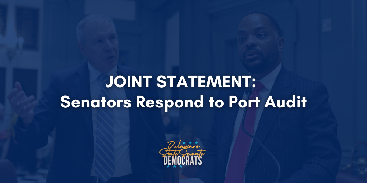 Senators Respond to Port Audit