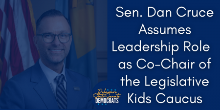 Sen. Dan Cruce Assumes Leadership Role as Co-Chair of the Legislative Kids Caucus